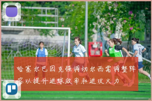 哈塞尔巴因克强调切尔西需调整阵容以提升进球效率和进攻火力